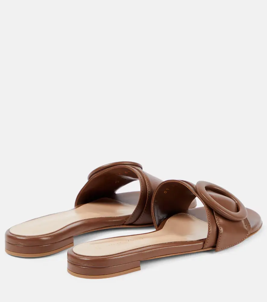 Gianvito Rossi Embellished leather mules | Thumbnail 2