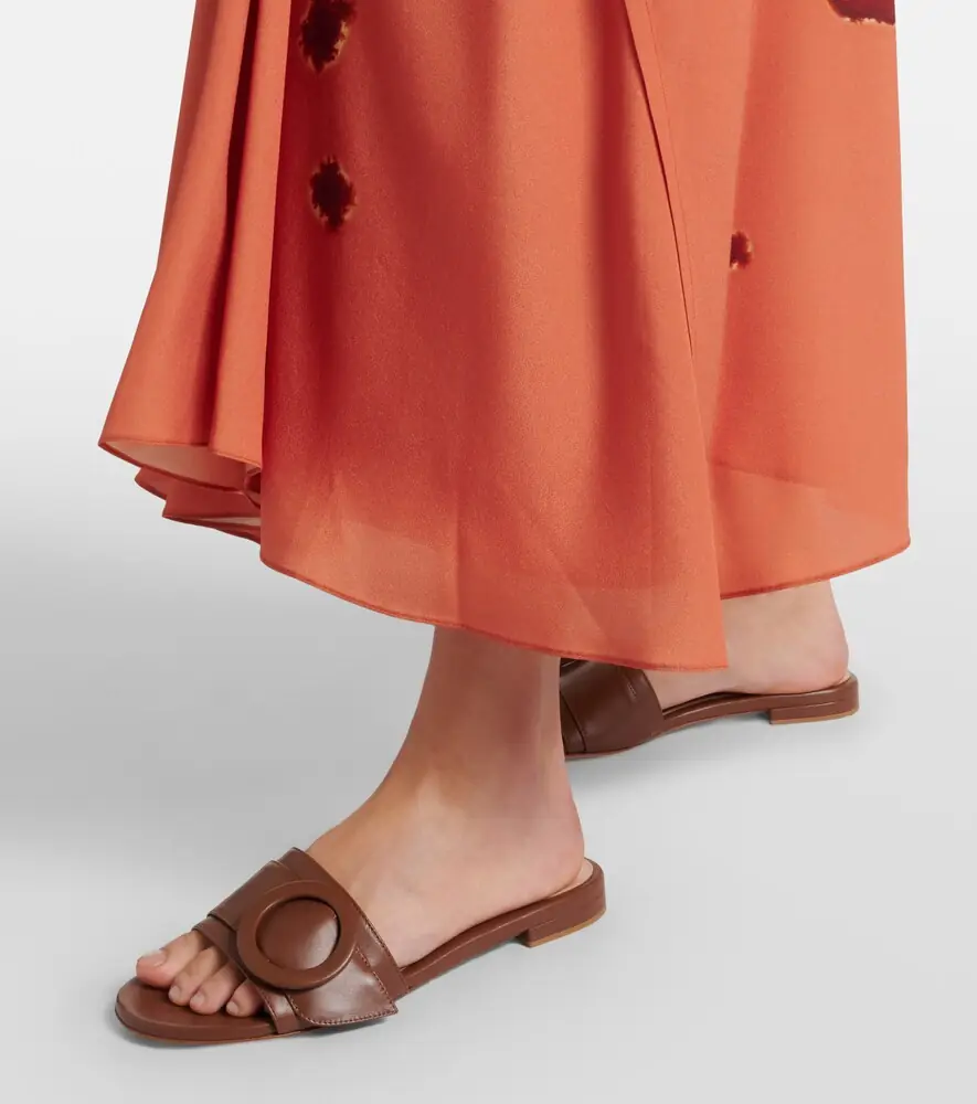 Gianvito Rossi Embellished leather mules | Thumbnail 6