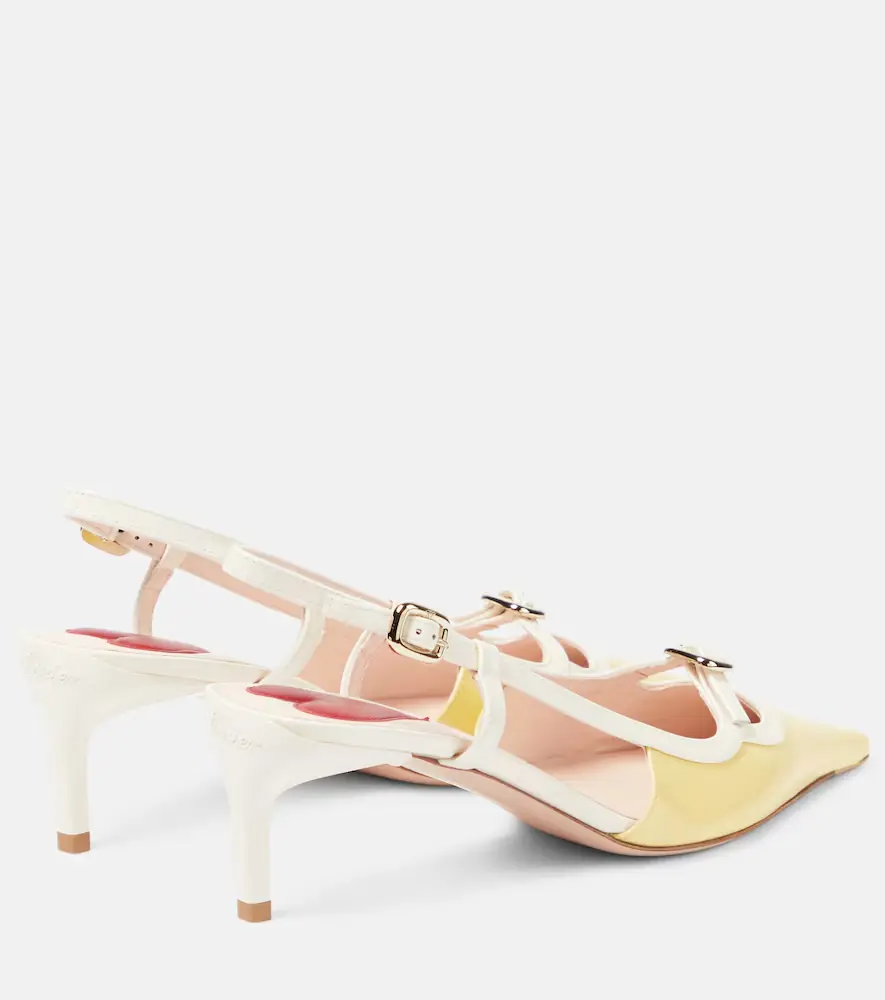 Roger Vivier Viv' Canard patent leather slingback pumps | Thumbnail 3