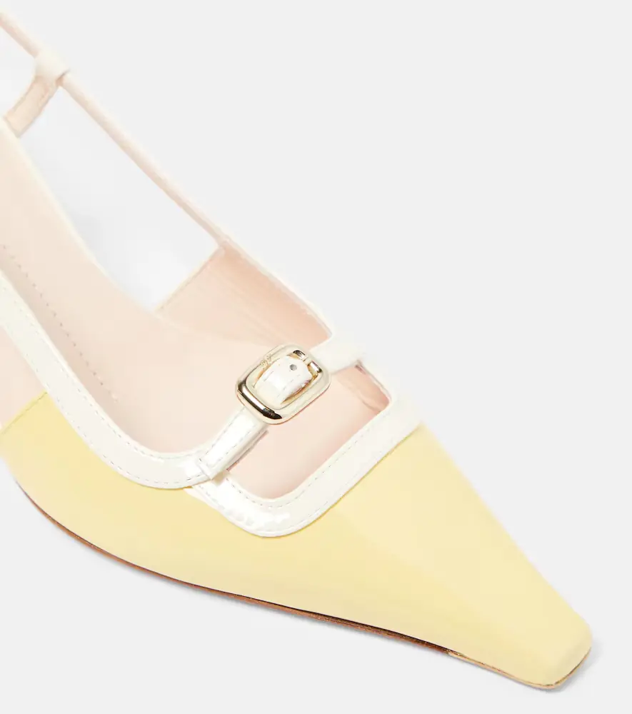 Roger Vivier Viv' Canard patent leather slingback pumps | Thumbnail 4