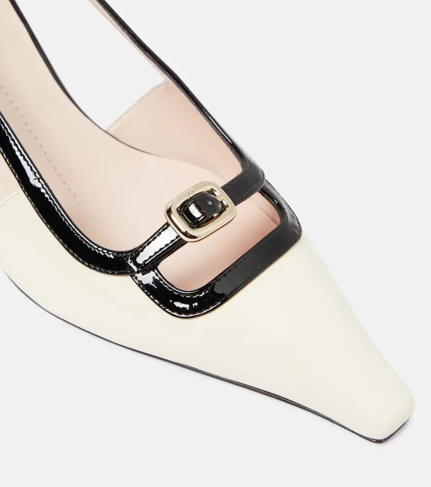Roger Vivier Viv' Canard patent leather slingback pumps | Thumbnail 3 Roger Vivier Viv' Canard patent leather slingback pumps | Thumbnail 3