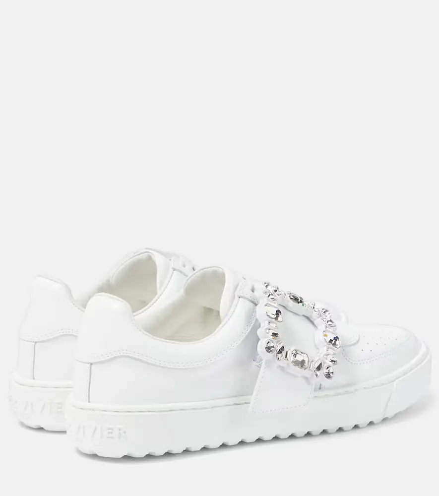 Roger Vivier Very Vivier embellished leather sneakers | Thumbnail 4