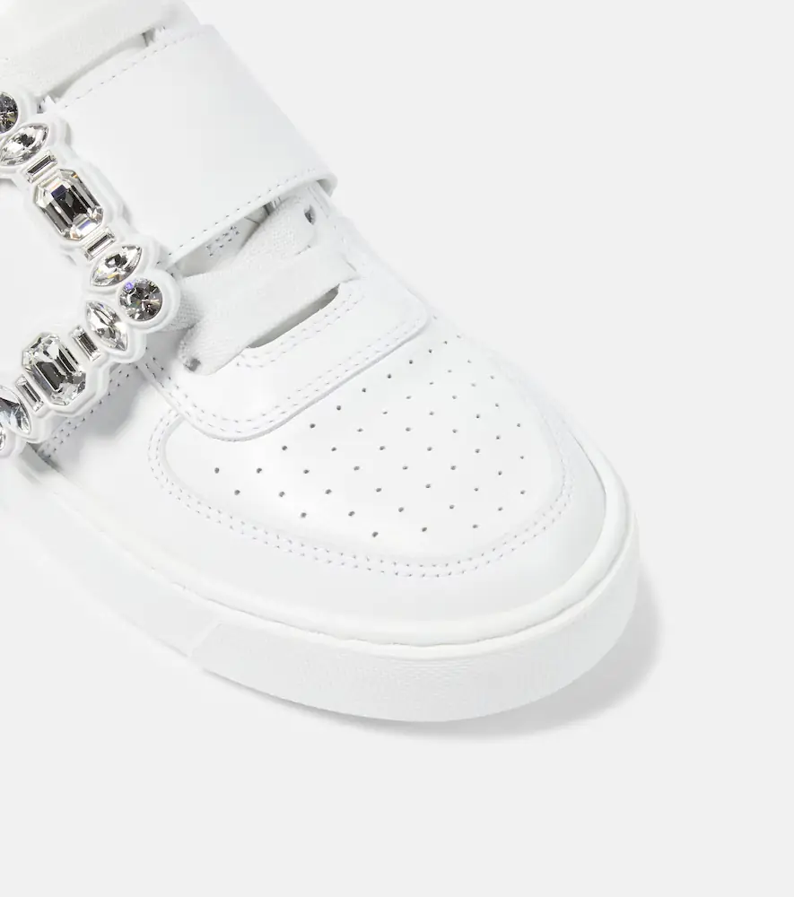 Roger Vivier Very Vivier embellished leather sneakers | Thumbnail 5