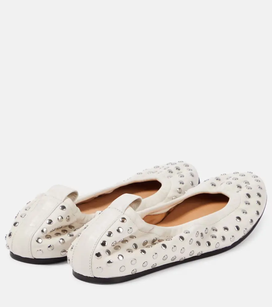 Isabel Marant Belna leather ballet flats | Thumbnail 5