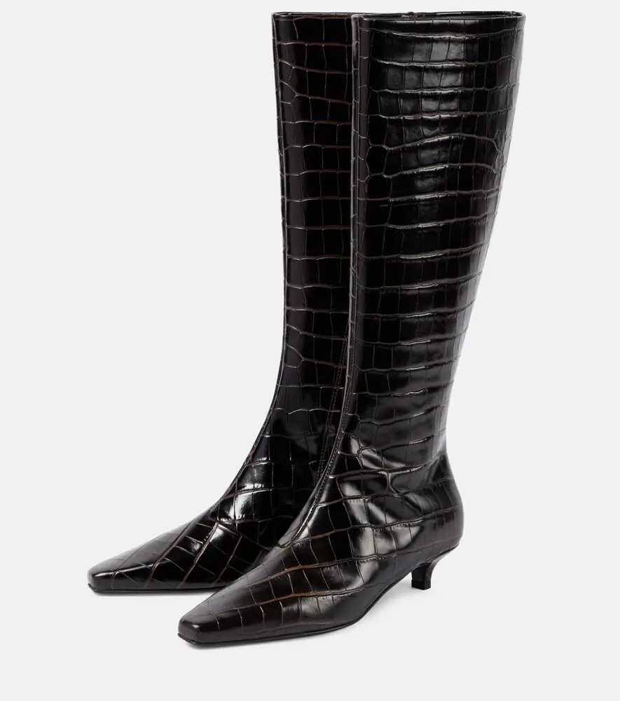 TOTEME Leather knee-high boots | Thumbnail 6