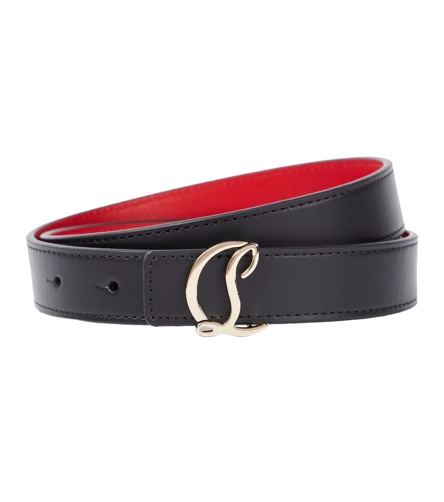 CL Logo leather belt