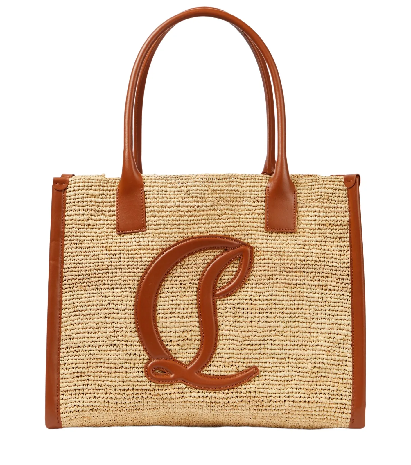 By My Side E/W Large raffia tote bag By My Side E/W Large raffia tote bag