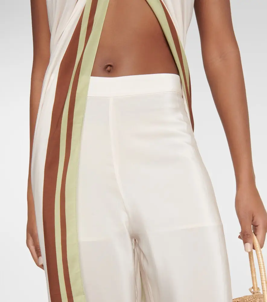 ADRIANA DEGREAS Arisaema high-rise silk wide-leg pants | Thumbnail 2 ADRIANA DEGREAS Arisaema high-rise silk wide-leg pants | Thumbnail 2