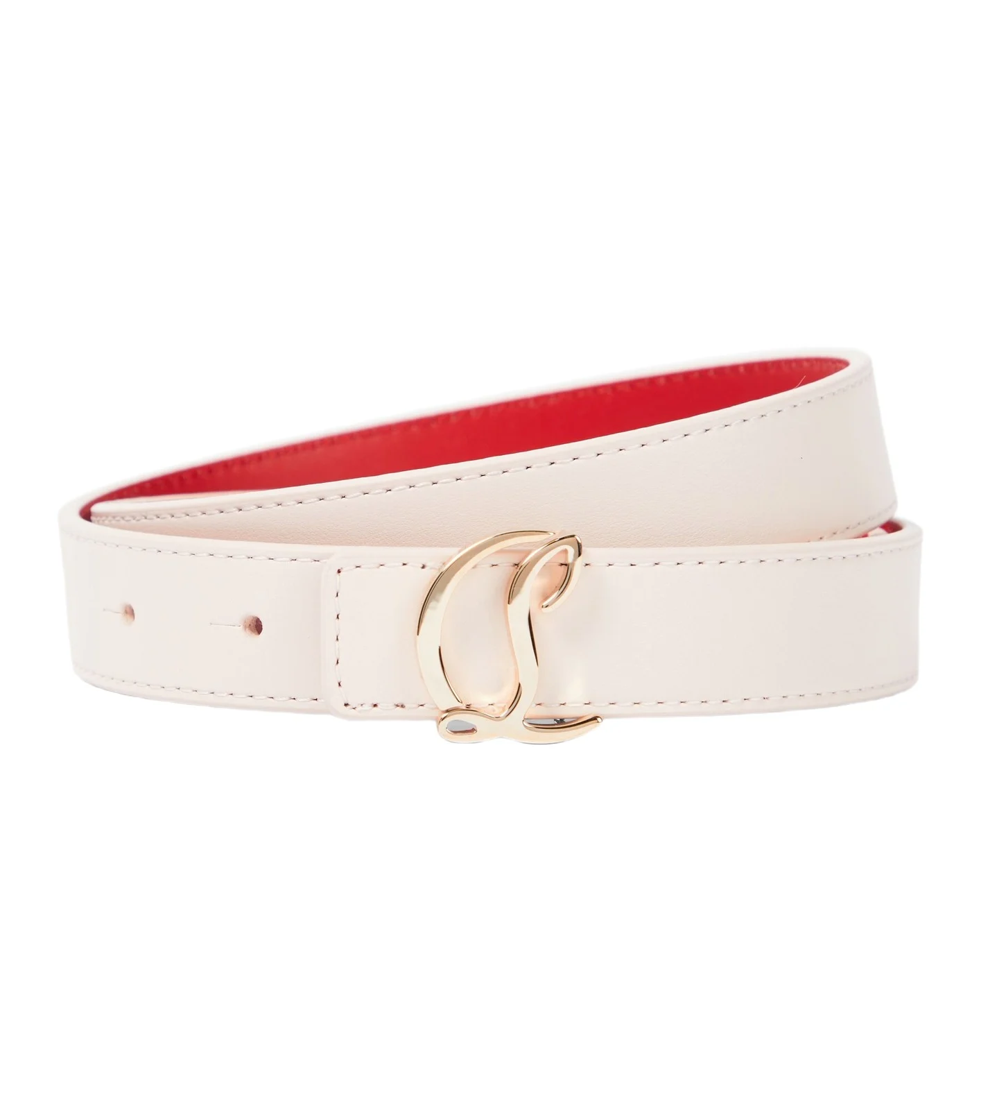 CL Logo leather belt