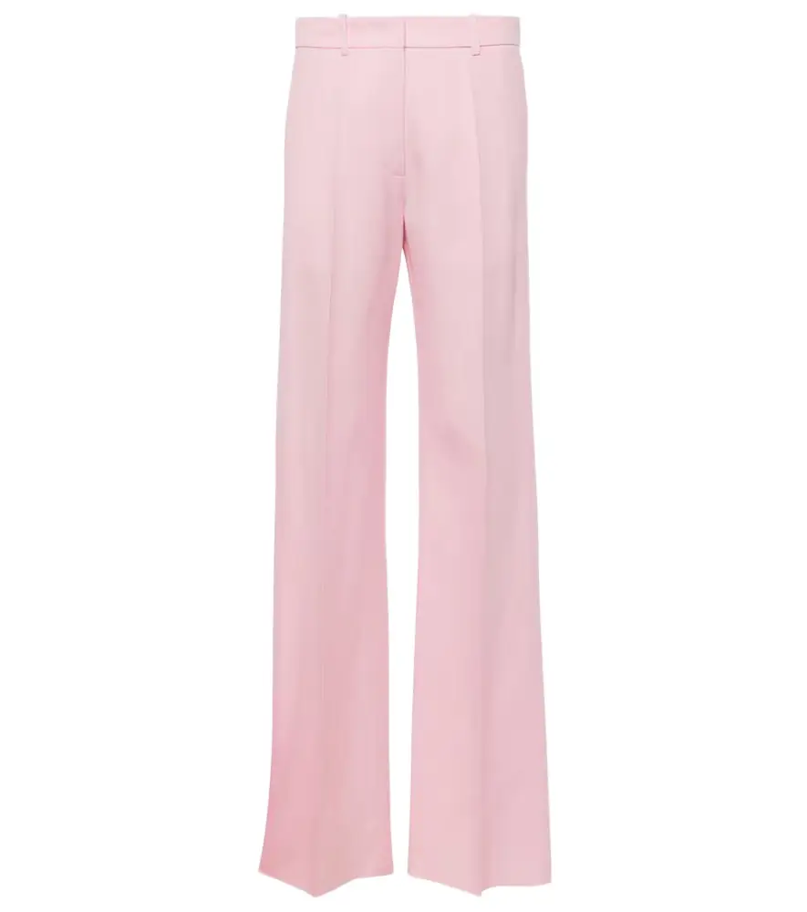 Valentino Wool and silk wide-leg pants | Image 1 Valentino Wool and silk wide-leg pants | Image 1