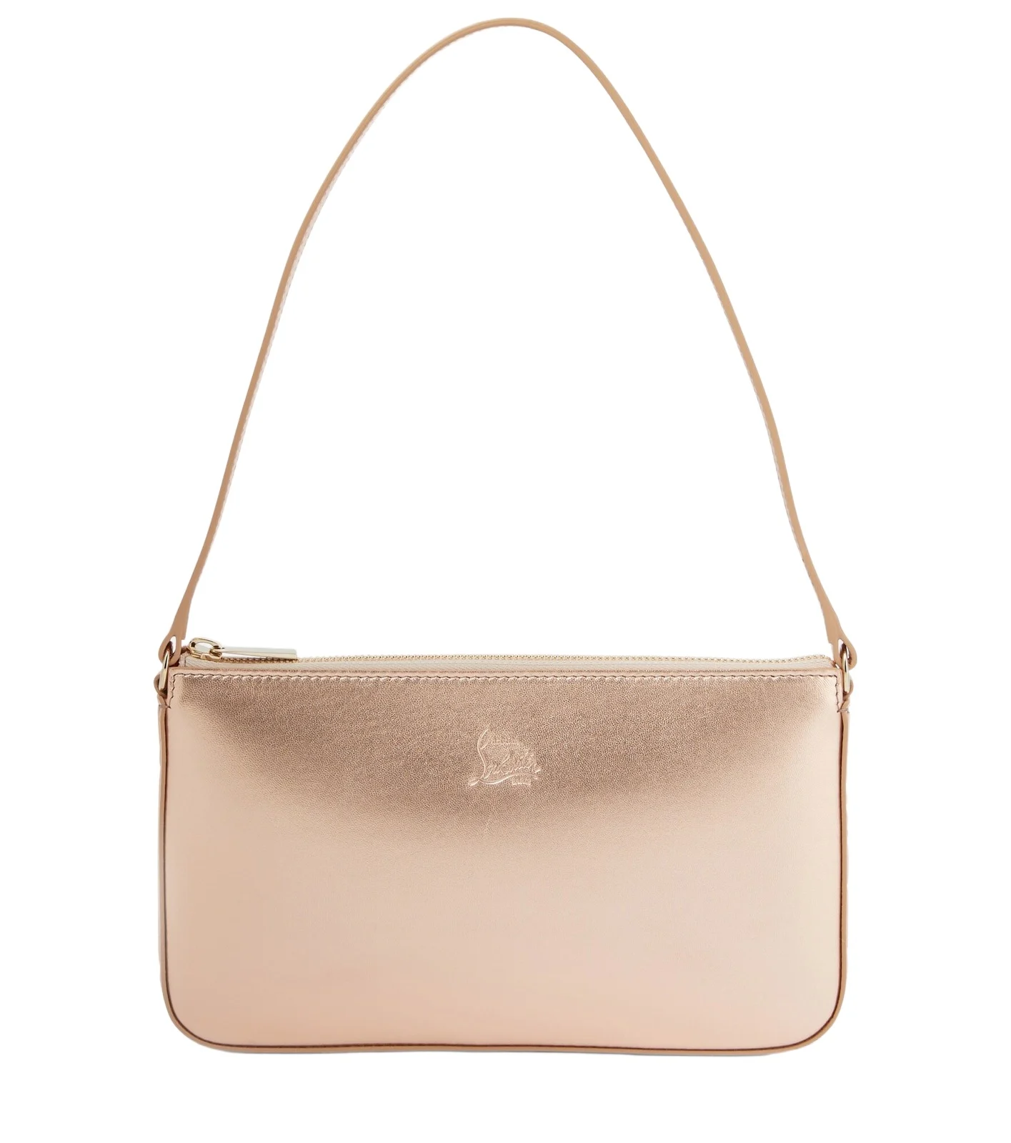 Loubila metallic leather shoulder bag