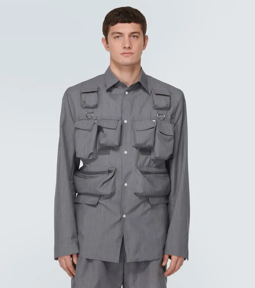 Prada Wool and mohair shirt | Thumbnail 6 Prada Wool and mohair shirt | Thumbnail 6