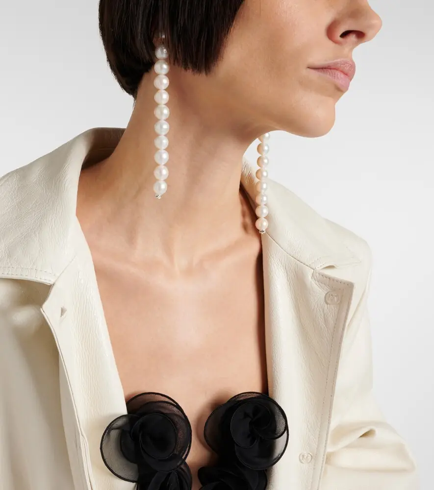 Magda Butrym Pearl drop earrings | Thumbnail 6 Magda Butrym Pearl drop earrings | Thumbnail 6
