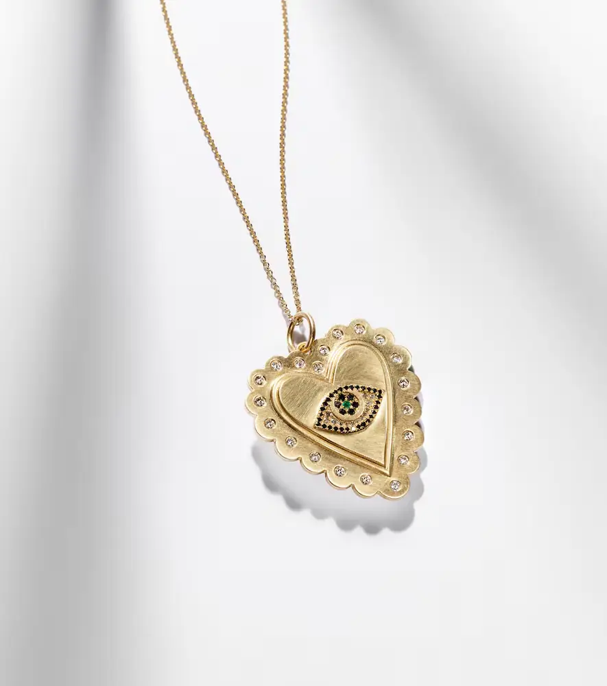 Ileana Makri 18kt gold necklace with diamonds and tsavorites | Thumbnail 5 Ileana Makri 18kt gold necklace with diamonds and tsavorites | Thumbnail 5