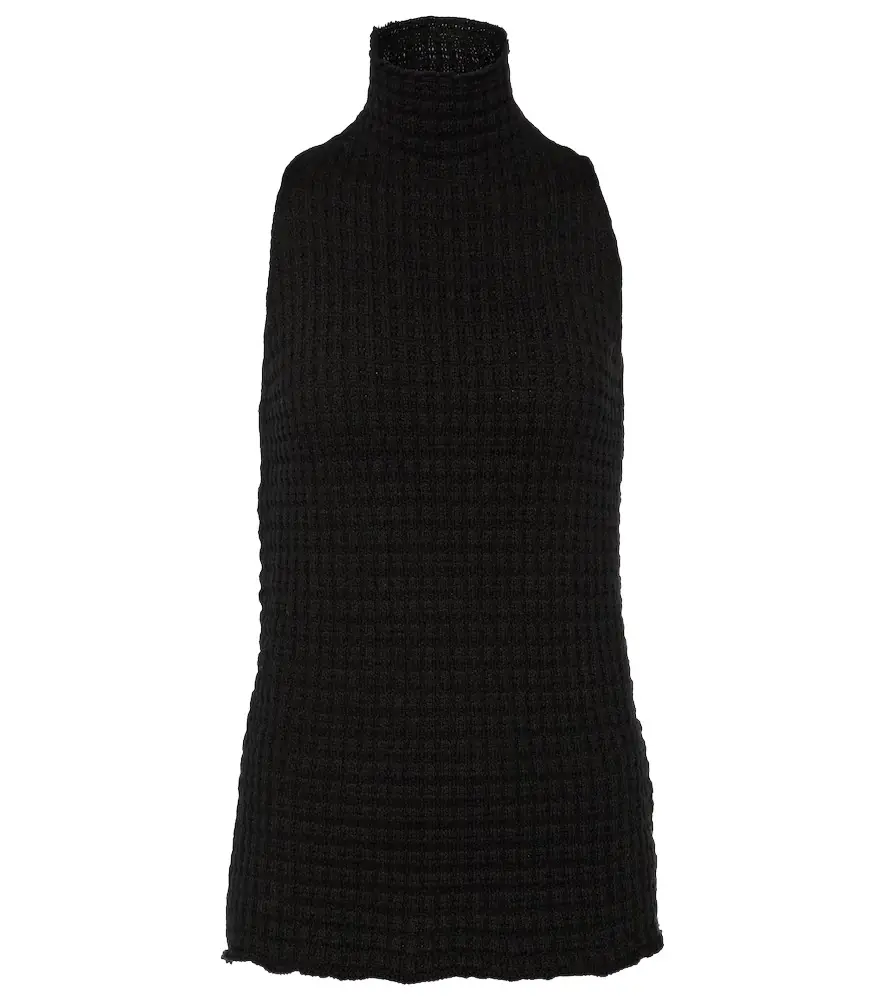 Jil Sander Frayed cotton top