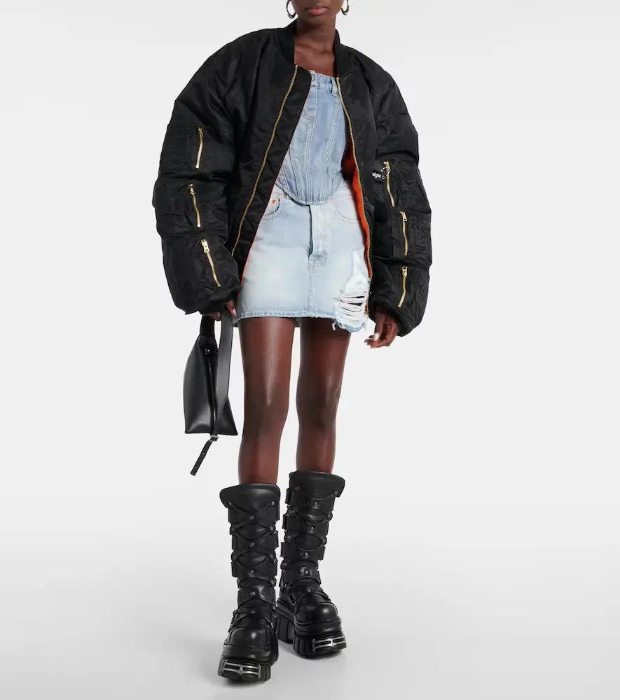 Vetements Cotton denim corset | Thumbnail 2 Vetements Cotton denim corset | Thumbnail 2