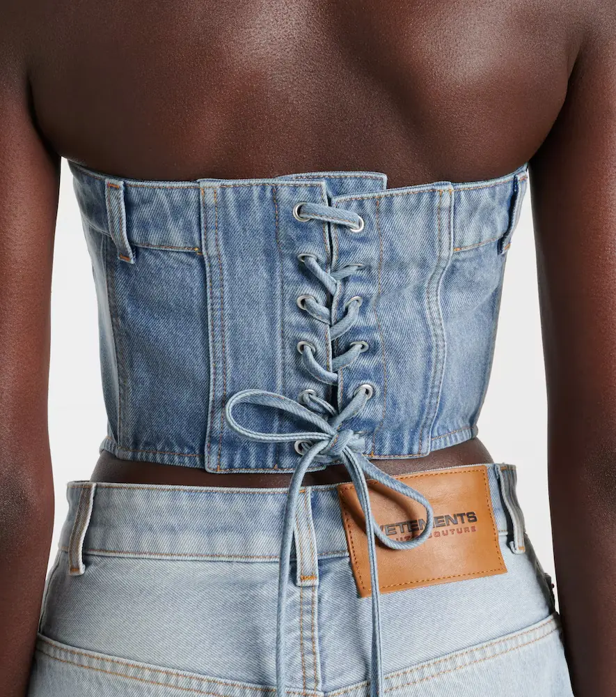 Vetements Cotton denim corset | Thumbnail 5 Vetements Cotton denim corset | Thumbnail 5