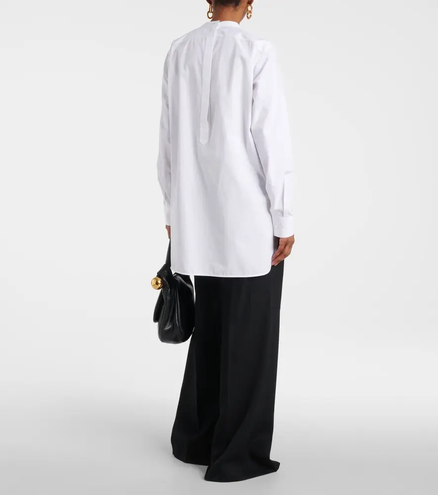 Jil Sander Embroidered cotton poplin blouse | Thumbnail 5 Jil Sander Embroidered cotton poplin blouse | Thumbnail 5