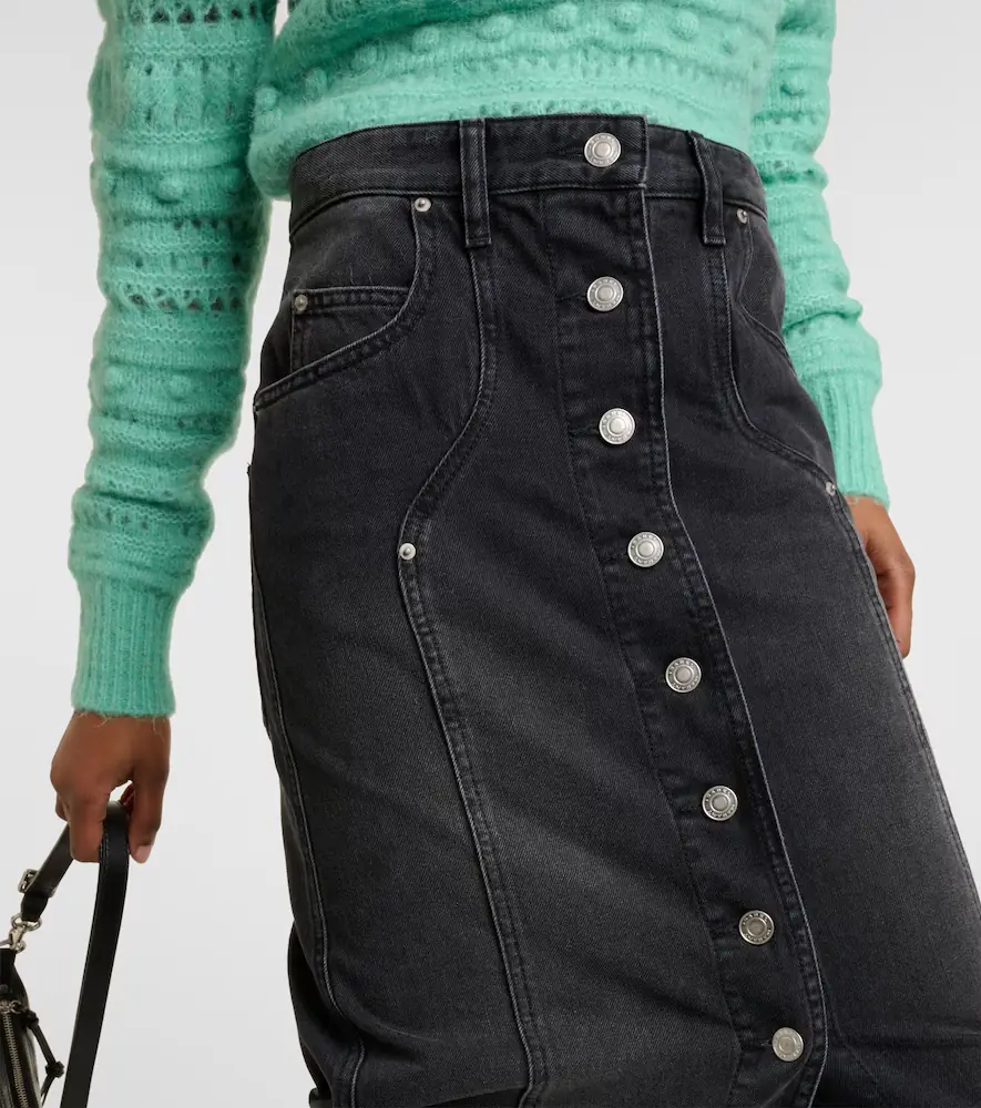 Marant Étoile Vandy denim midi skirt | Thumbnail 5