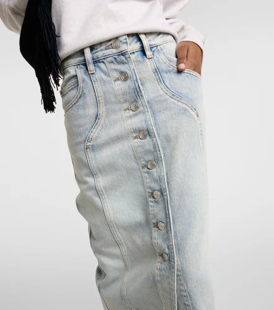 Marant Étoile Vandy denim midi skirt | Thumbnail 3