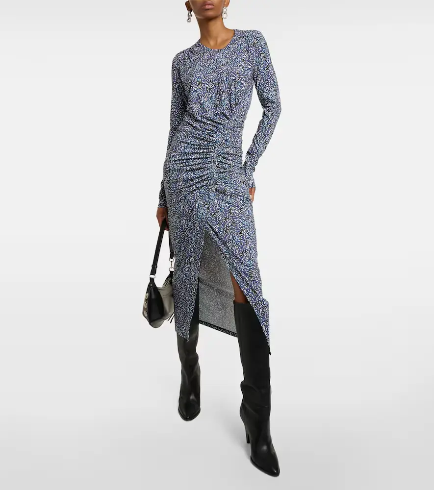 Marant Étoile Jelina floral printed jersey midi dress | Thumbnail 3