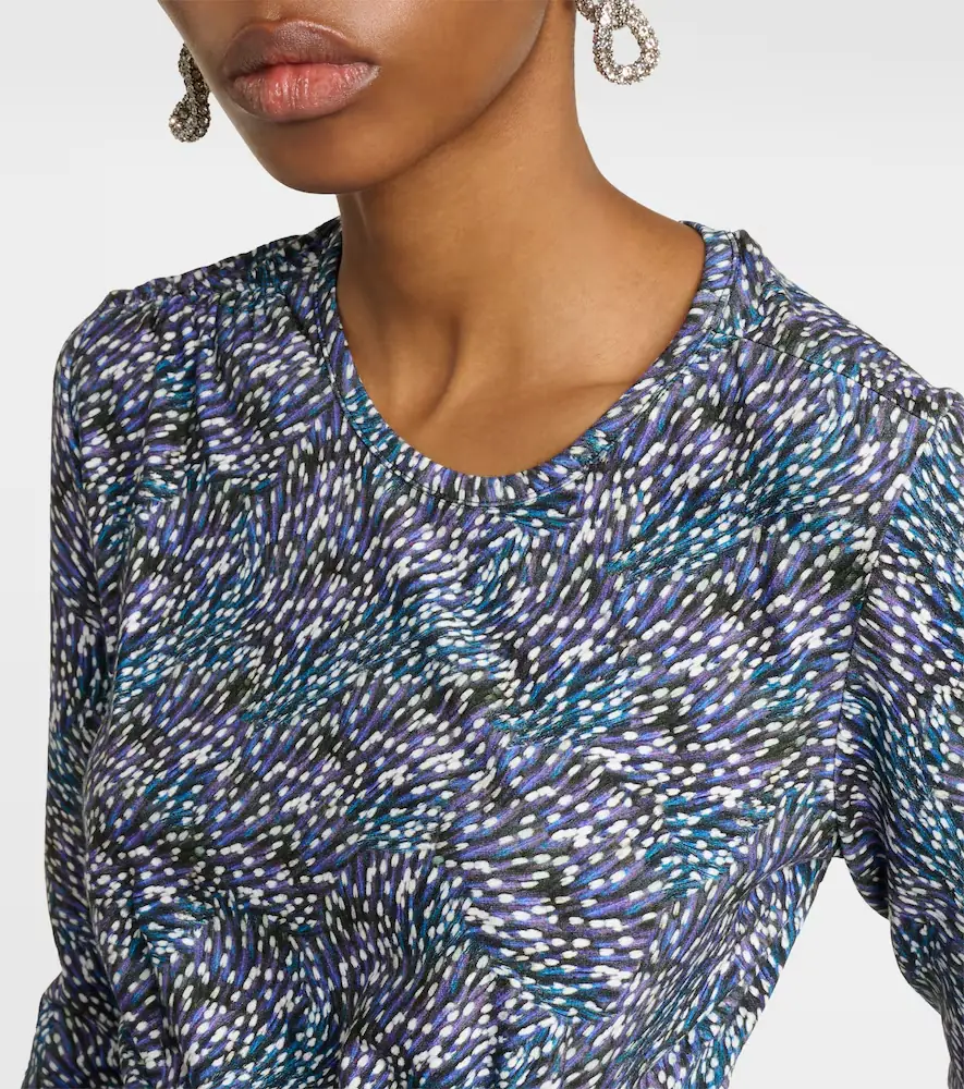 Marant Étoile Jelina floral printed jersey midi dress | Thumbnail 4