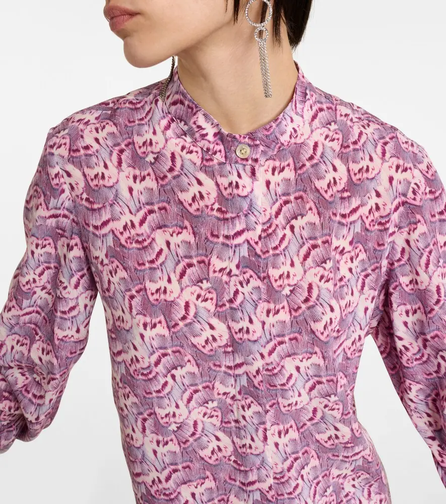 Isabel Marant Ilda printed silk-blend blouse | Thumbnail 2 Isabel Marant Ilda printed silk-blend blouse | Thumbnail 2