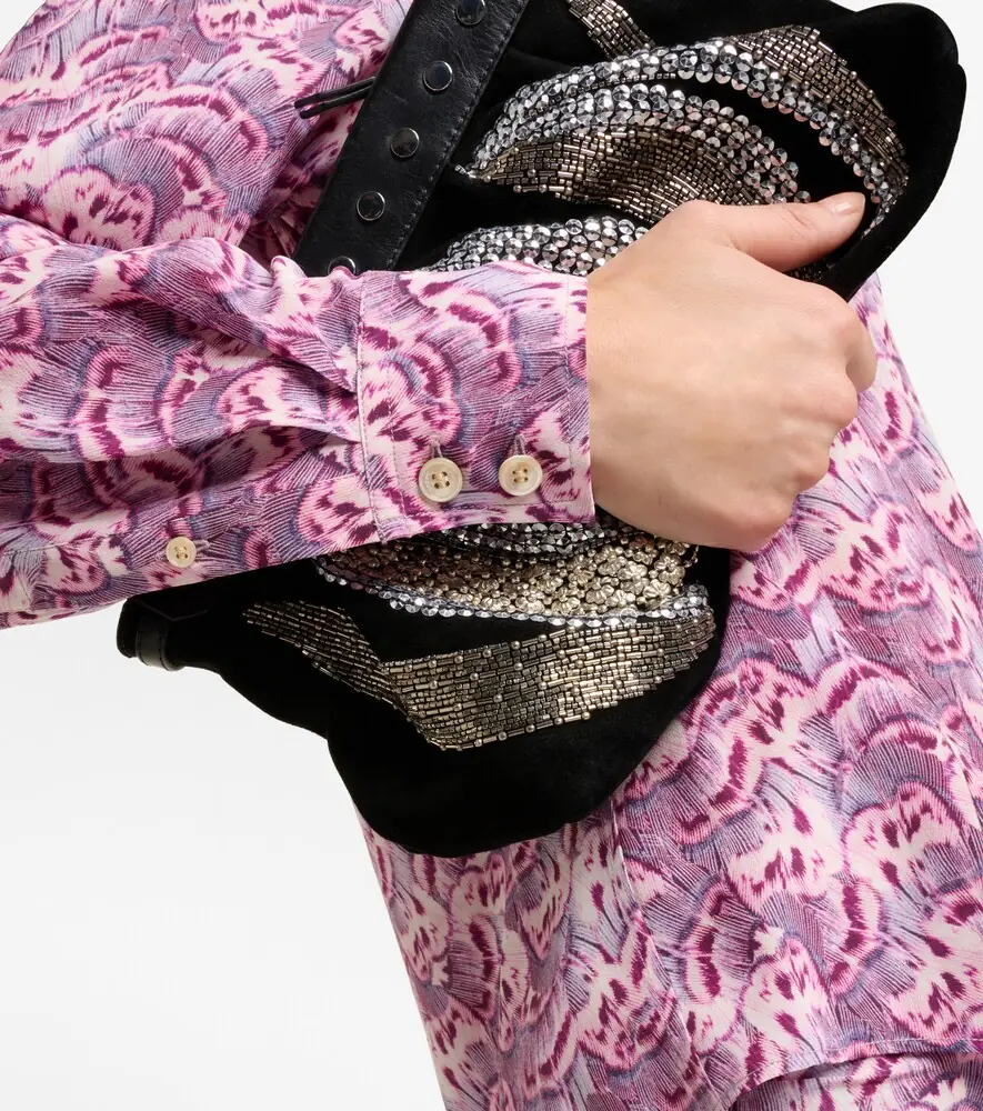 Isabel Marant Ilda printed silk-blend blouse | Thumbnail 3 Isabel Marant Ilda printed silk-blend blouse | Thumbnail 3