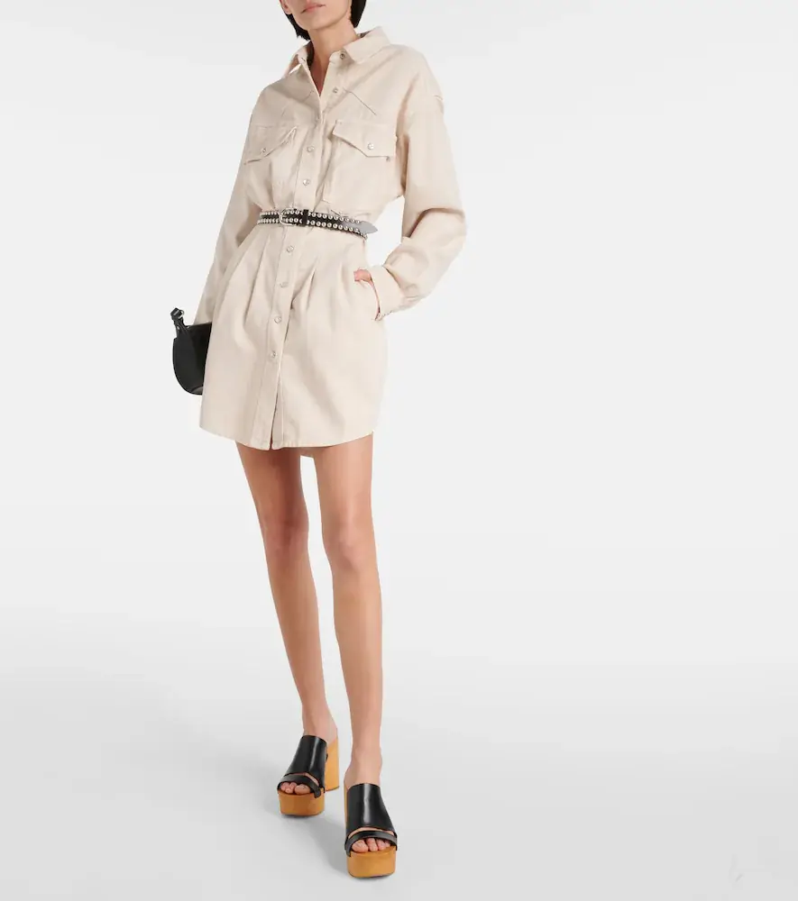 Isabel Marant Liliko twill shirt dress | Thumbnail 2 Isabel Marant Liliko twill shirt dress | Thumbnail 2