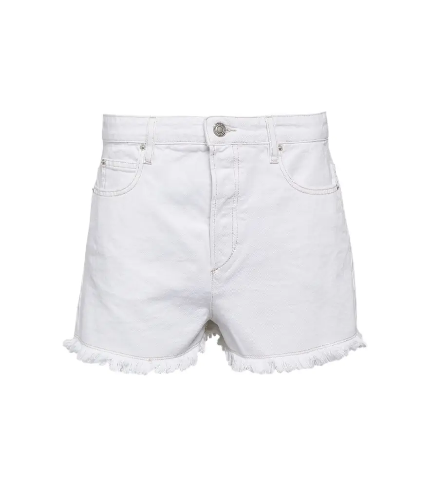 Lesia mid-rise denim shorts Lesia mid-rise denim shorts