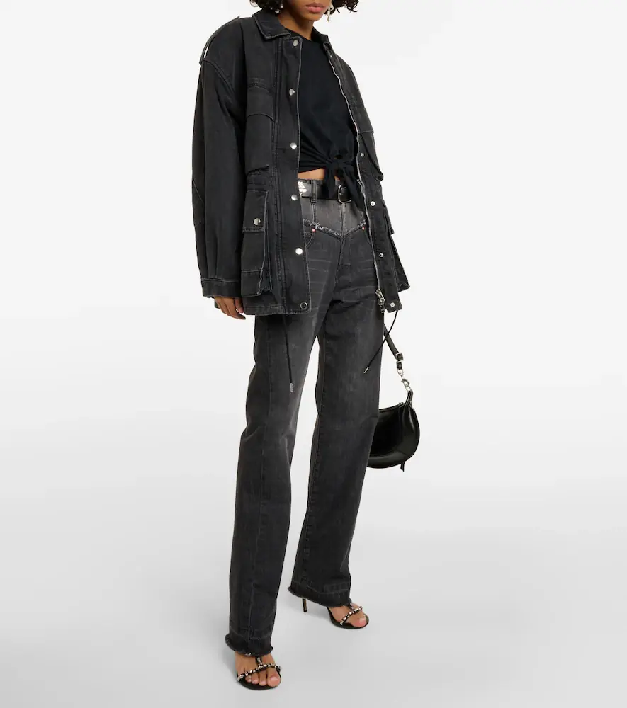 Isabel Marant Zelikia gathered cotton crop top | Thumbnail 5