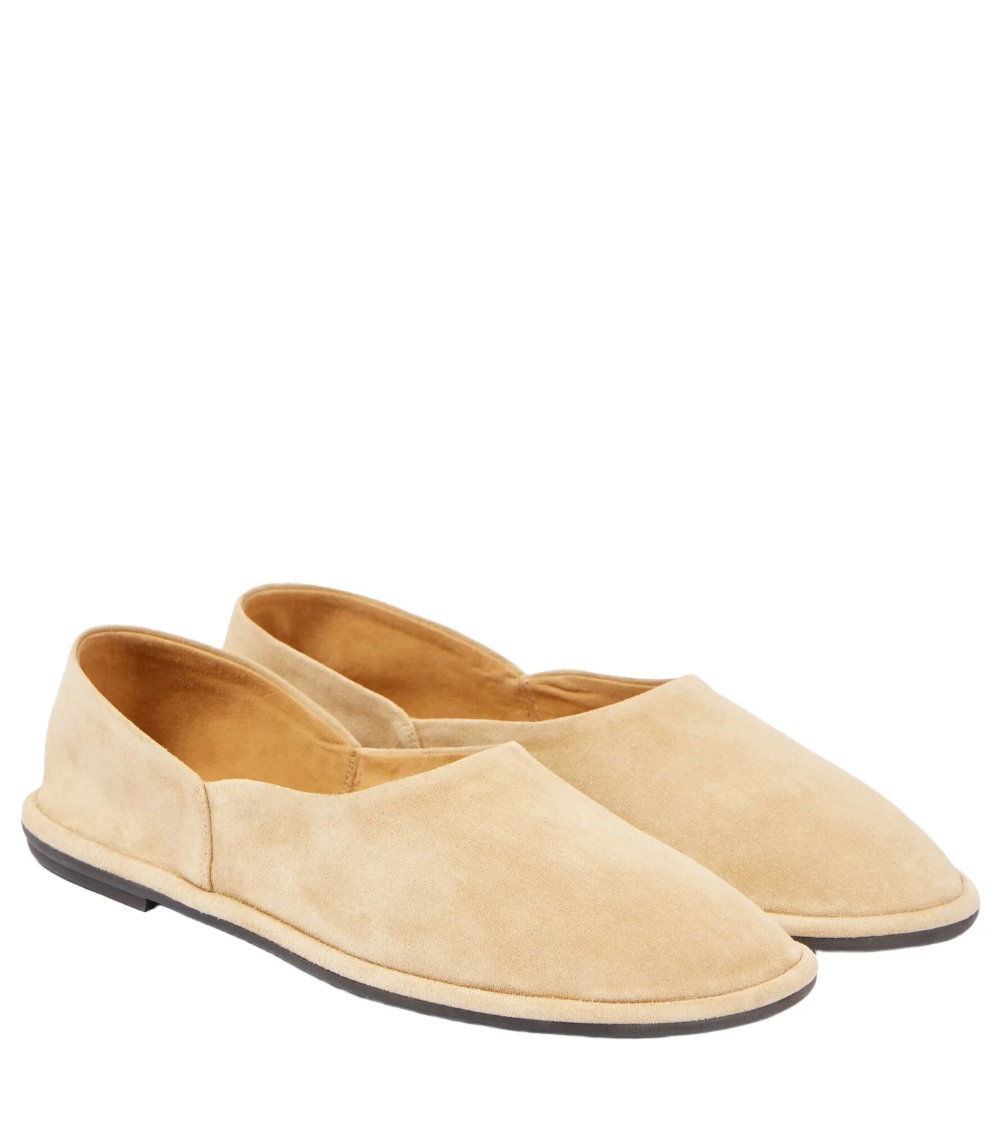 The Row Canal suede slip-on shoes