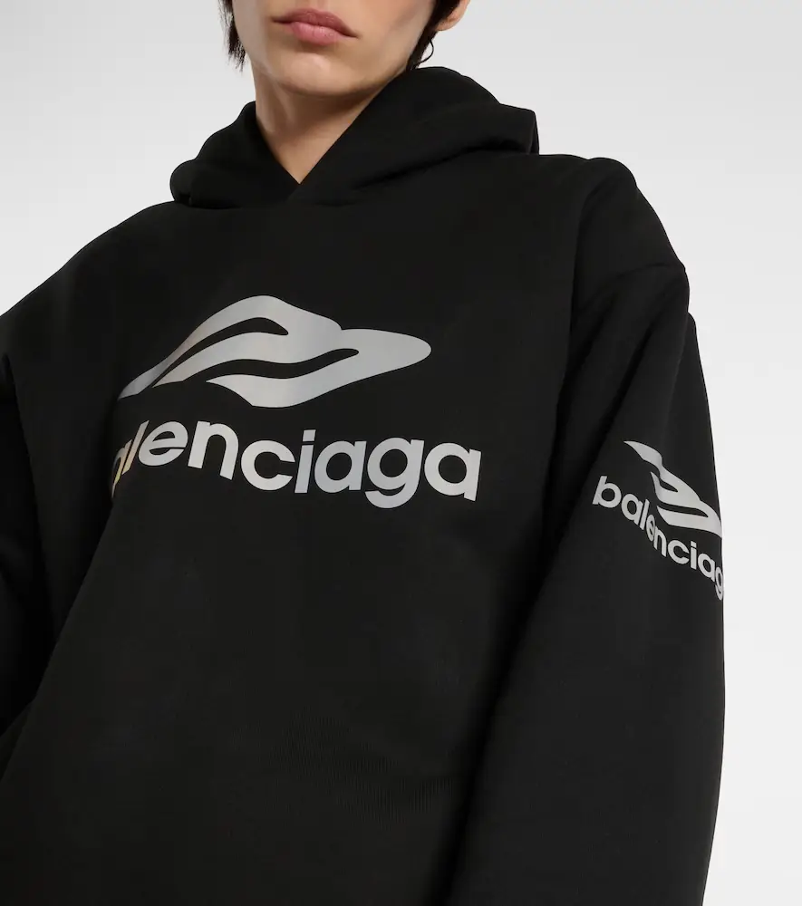 Balenciaga 3B Sports Icon technical hoodie | Thumbnail 4
