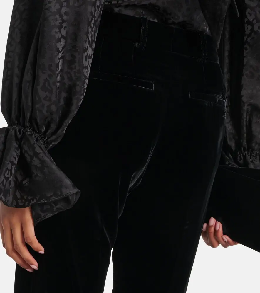 Nina Ricci Velvet bootcut pants | Thumbnail 2 Nina Ricci Velvet bootcut pants | Thumbnail 2