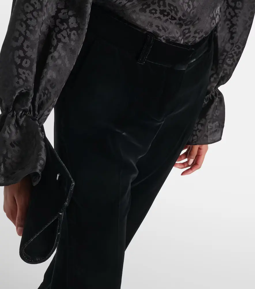 Nina Ricci Velvet bootcut pants | Thumbnail 3 Nina Ricci Velvet bootcut pants | Thumbnail 3