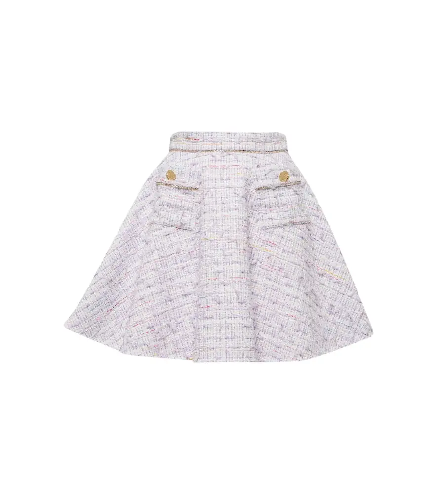 Nina Ricci High-rise cotton-blend tweed miniskirt | Image 1 Nina Ricci High-rise cotton-blend tweed miniskirt | Image 1