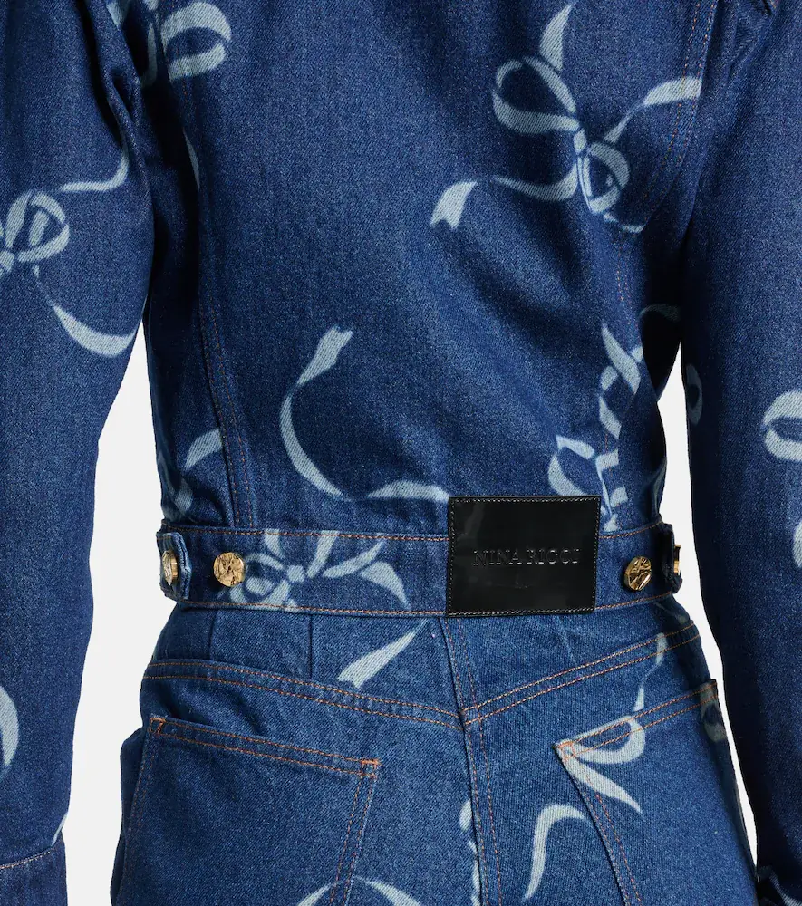 Nina Ricci Printed denim jacket | Thumbnail 2