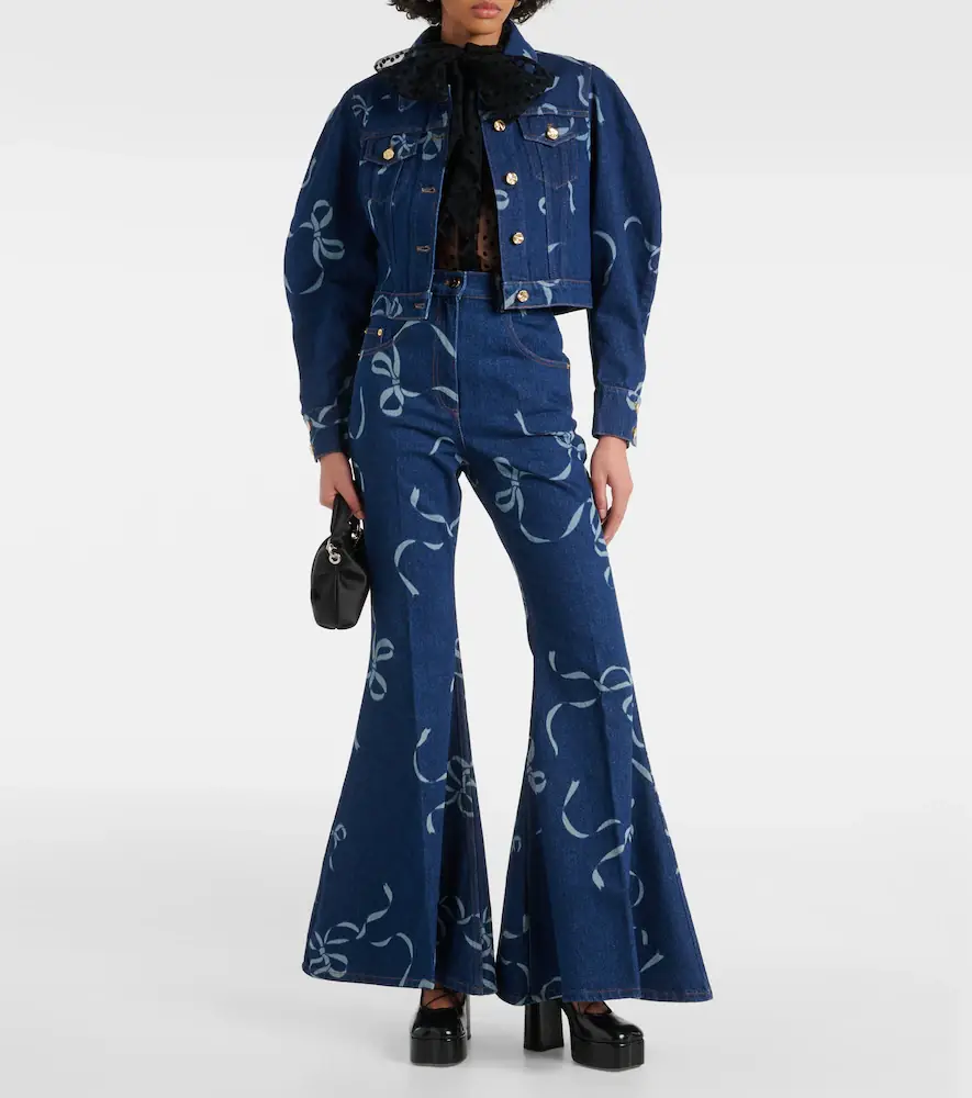 Nina Ricci Printed denim jacket | Thumbnail 3