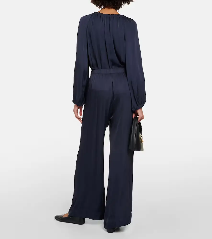 Velvet Livi satin wide-leg pants | Thumbnail 2