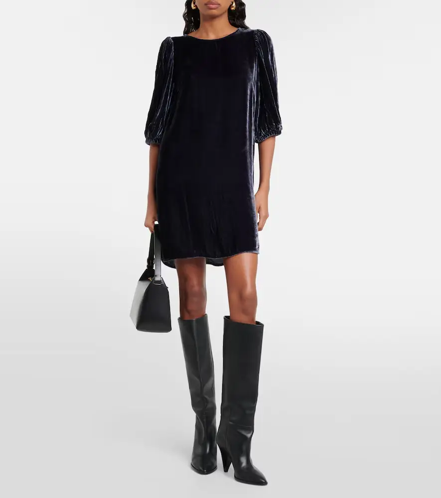 Velvet minidress | Thumbnail 5