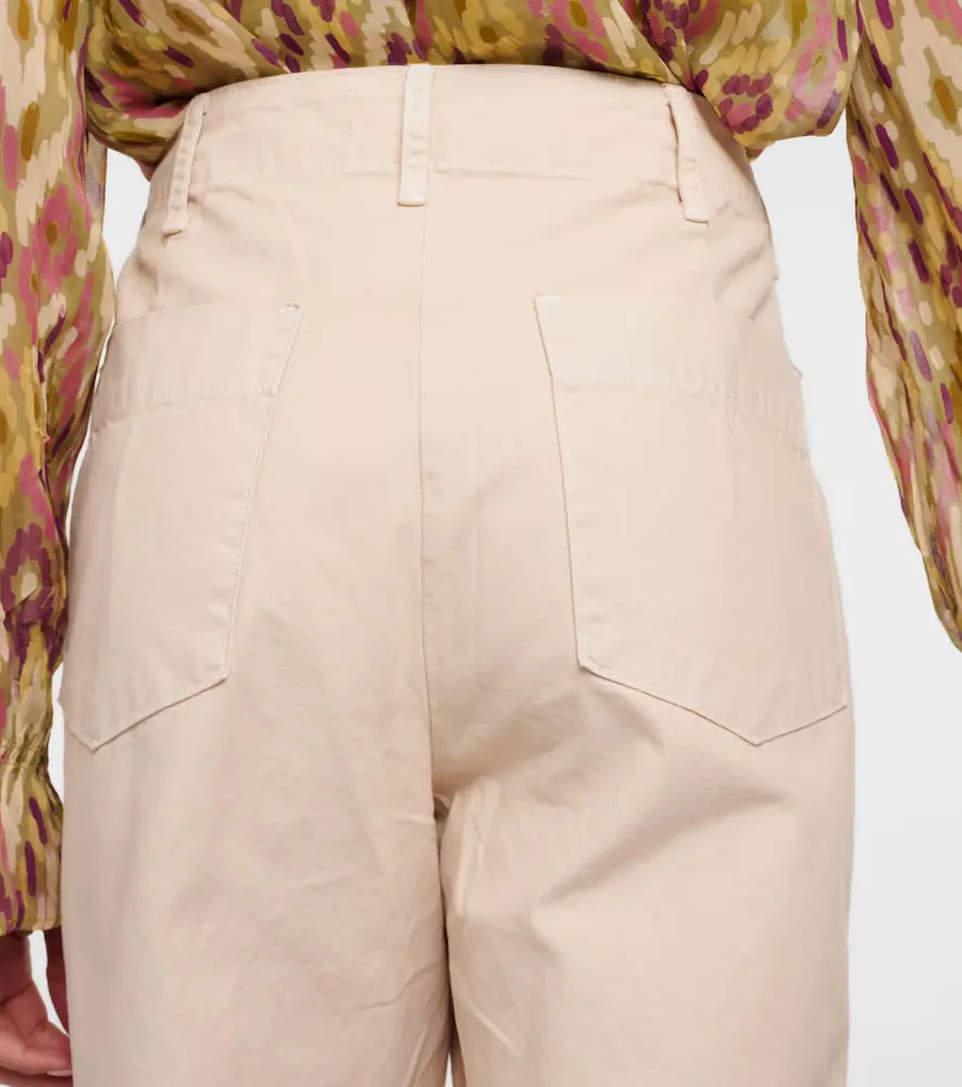 Velvet Mya cropped cotton wide-leg pants | Thumbnail 5