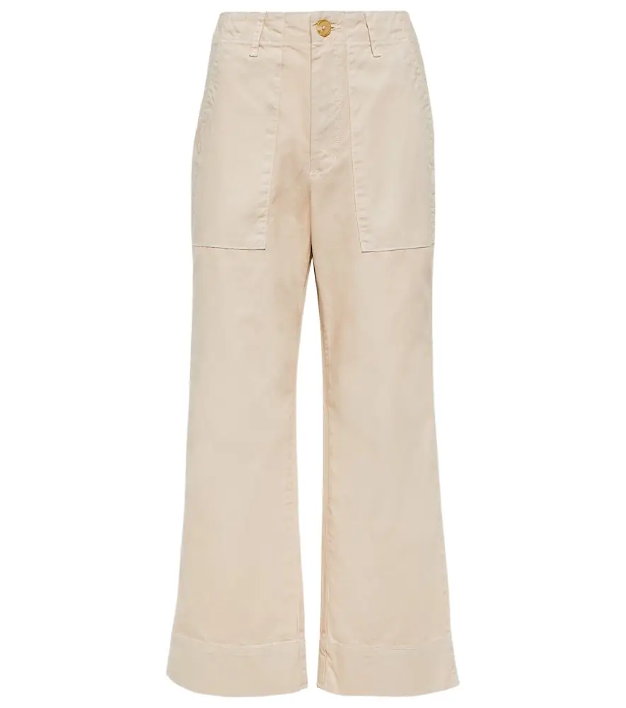 Velvet Mya cropped cotton wide-leg pants | Image 1 Velvet Mya cropped cotton wide-leg pants | Image 1