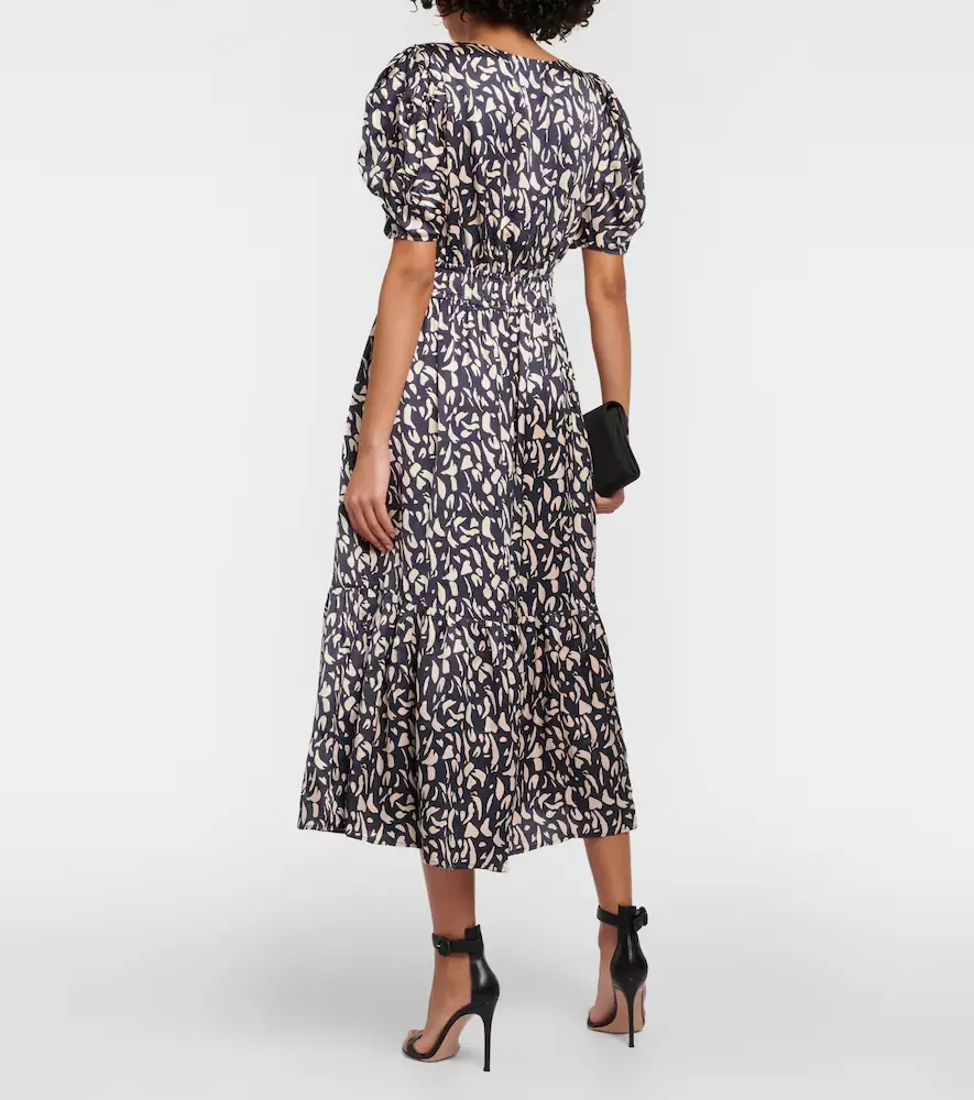 Velvet Lyuda printed midi dress | Thumbnail 4