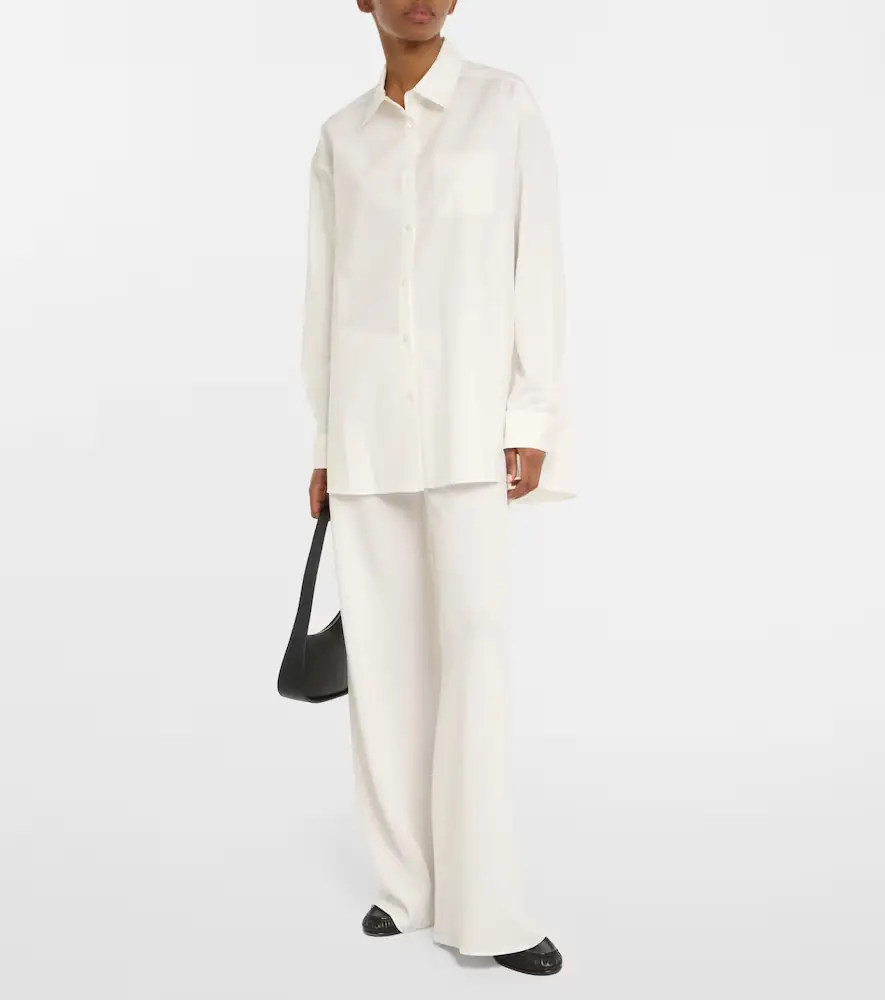 The Row Gala double-cady wide-leg pants | Thumbnail 4 The Row Gala double-cady wide-leg pants | Thumbnail 4