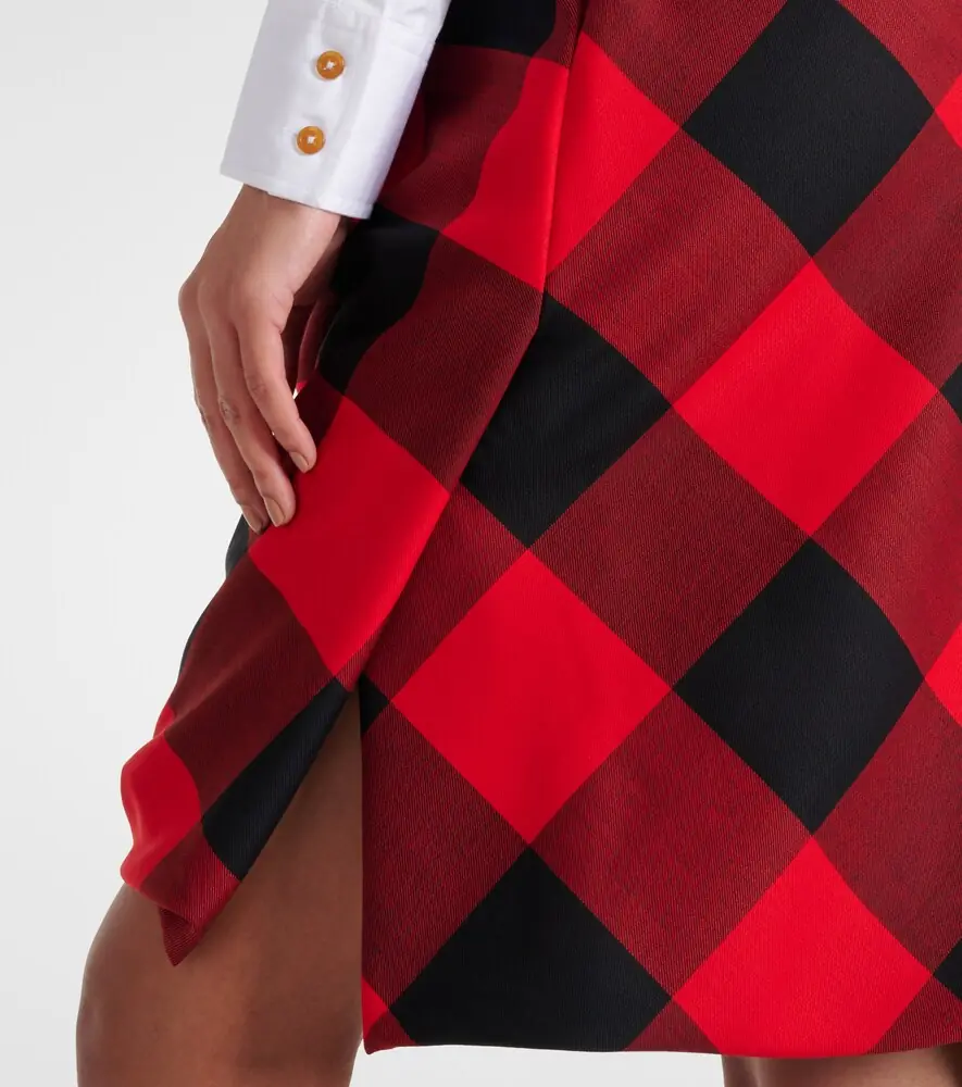 Vivienne Westwood Drunken Drape virgin wool midi skirt | Thumbnail 3