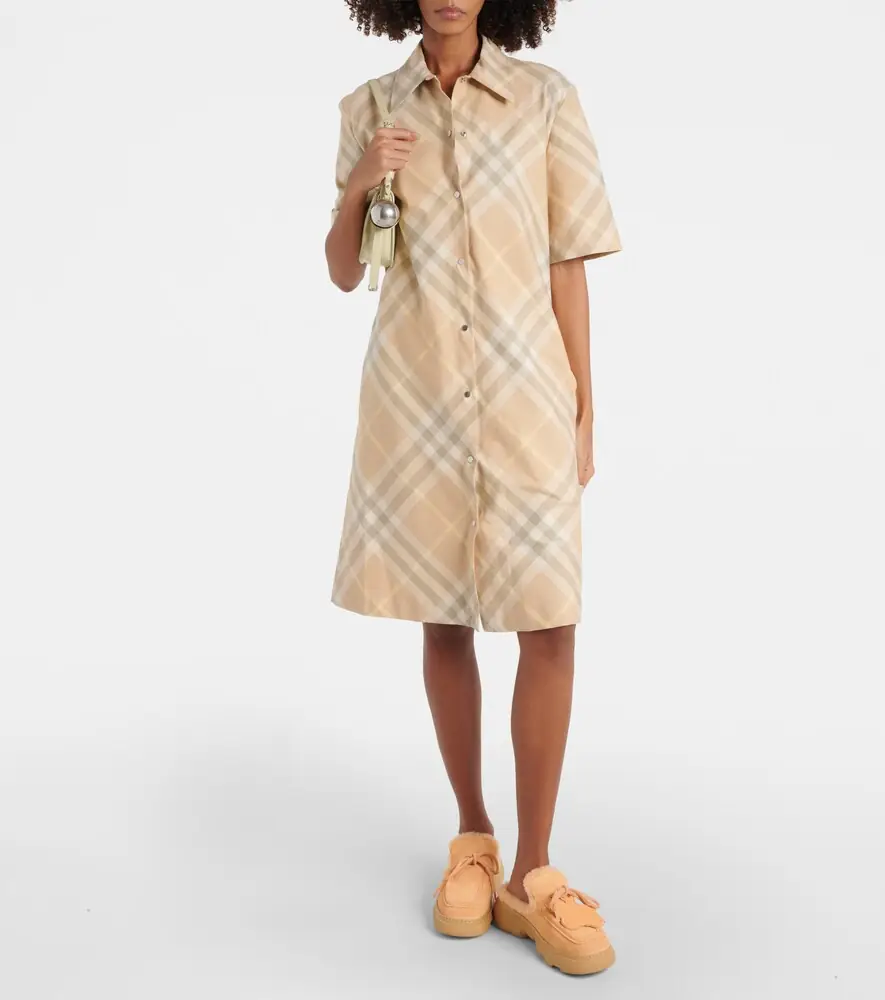 Burberry Check cotton shirt dress | Thumbnail 2