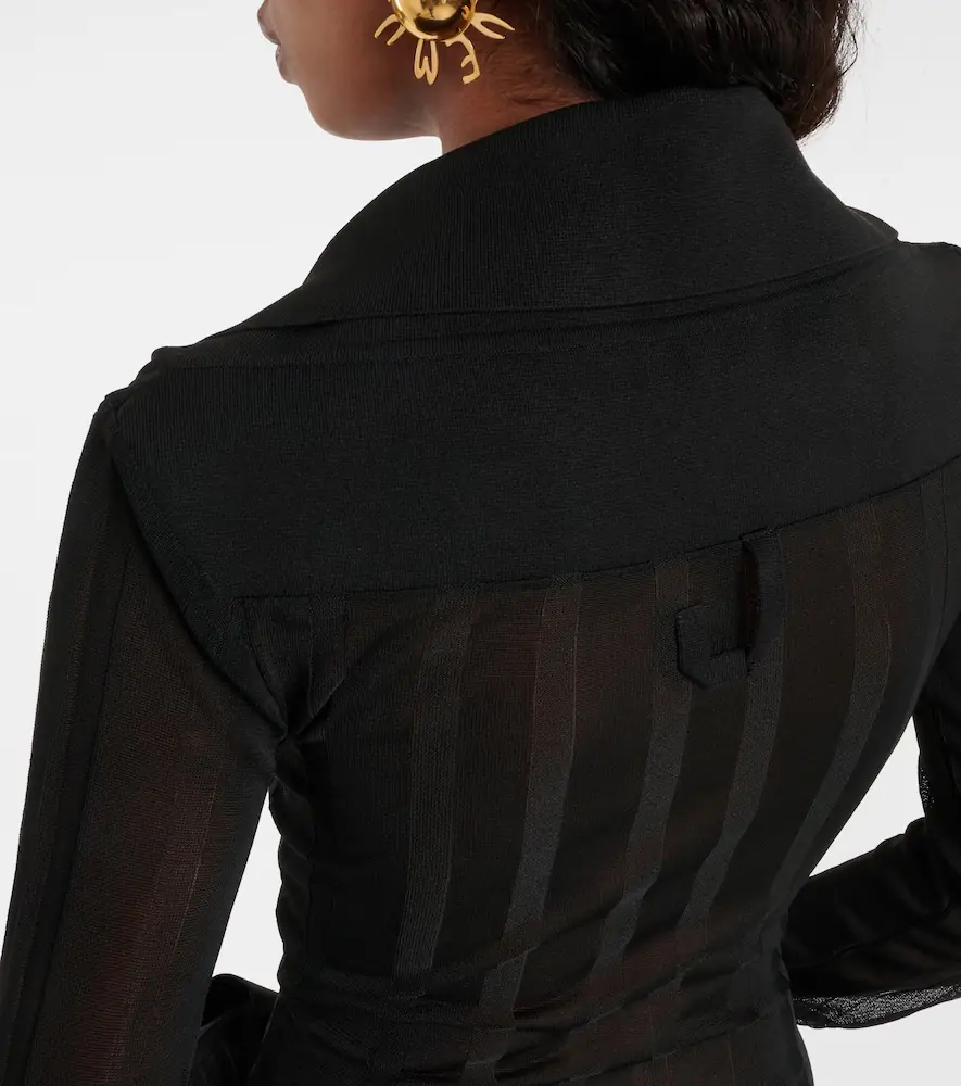 Jacquemus La robe Manta striped shirt dress | Thumbnail 2