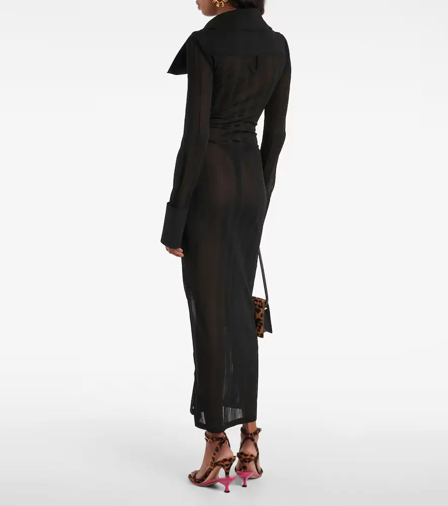 Jacquemus La robe Manta striped shirt dress | Thumbnail 4