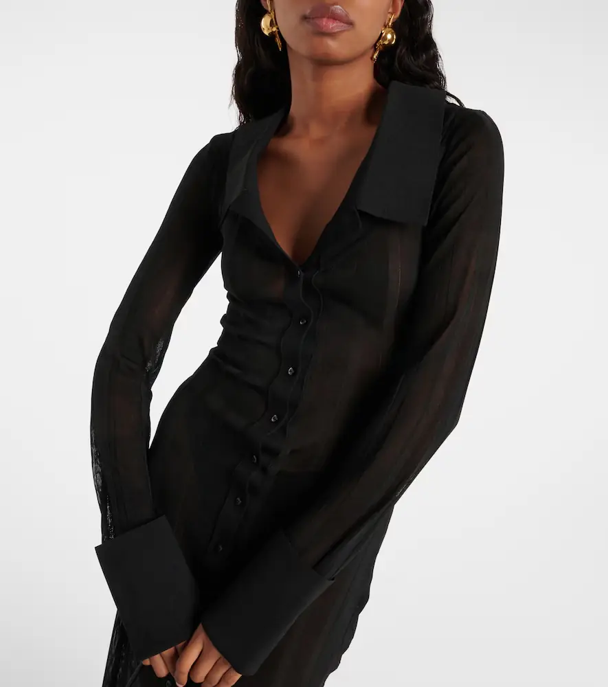 Jacquemus La robe Manta striped shirt dress | Thumbnail 6