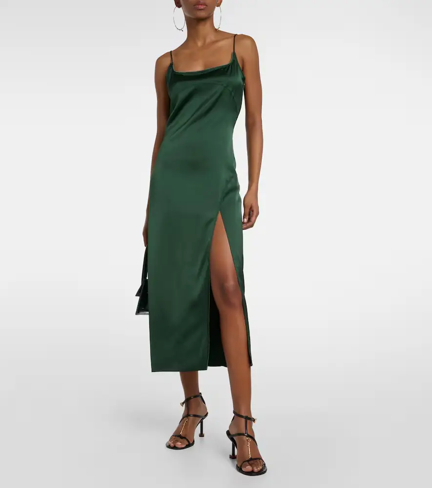 Jacquemus La Robe Notte satin slip dress | Thumbnail 3